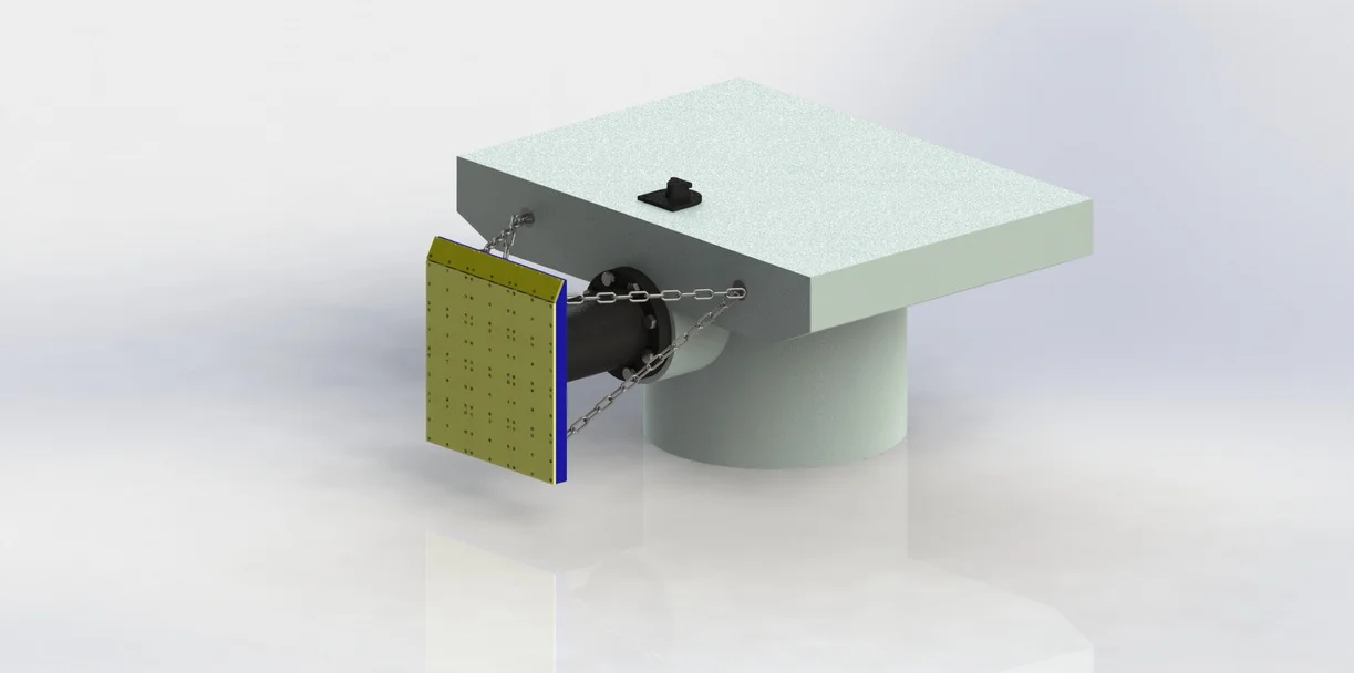 Marine-fender-PEpad-assembly